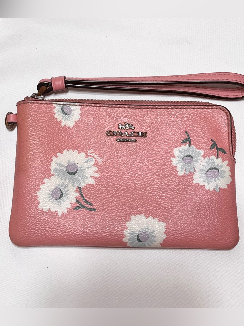 Coach Wristlet Pink Floral Print